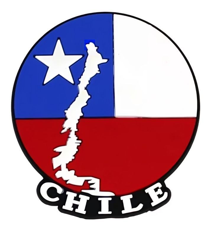 Pack 4 Goma Iman Chile Mapa