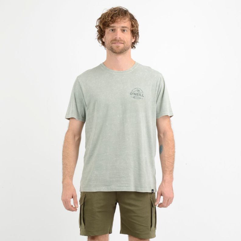 POLERA MANGA CORTA RIP VERDE-0