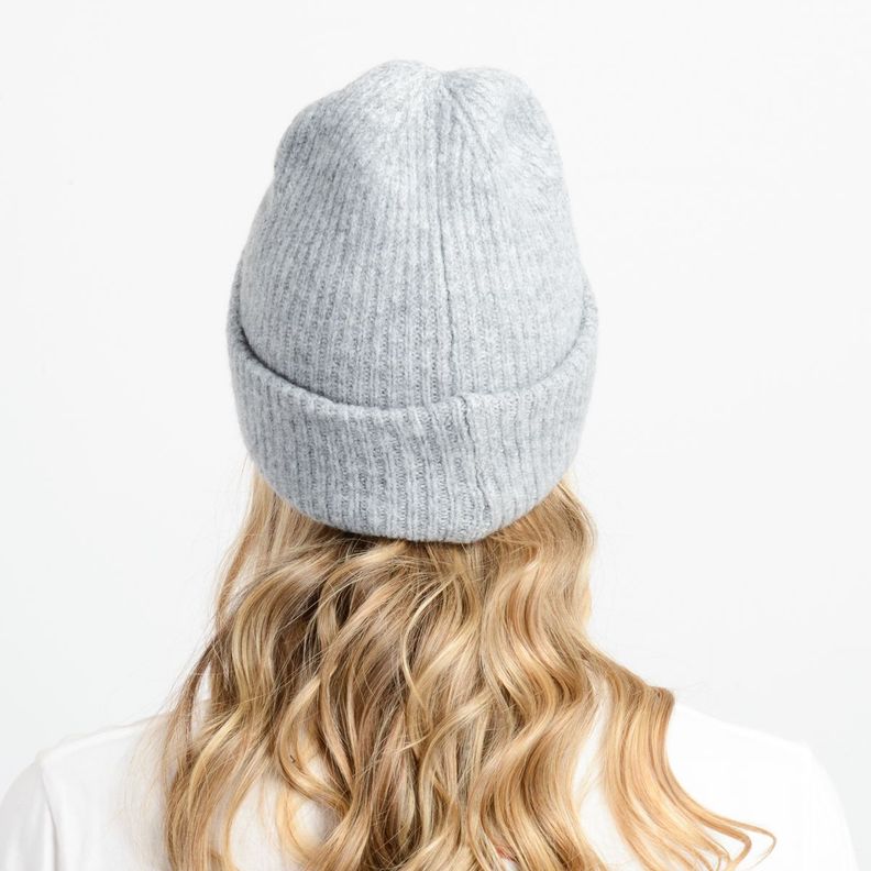 BEANIES FLORIS  GRIS CLARO-1