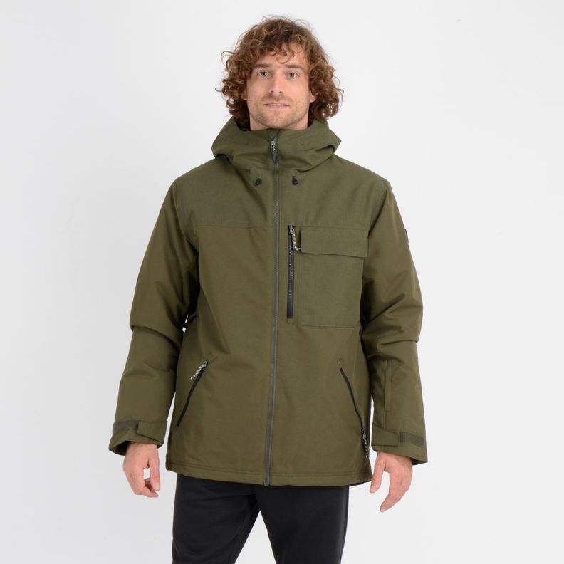 PARKA TECNICA UTILITY JACKET VERDE OSCURO 10K/10K-0