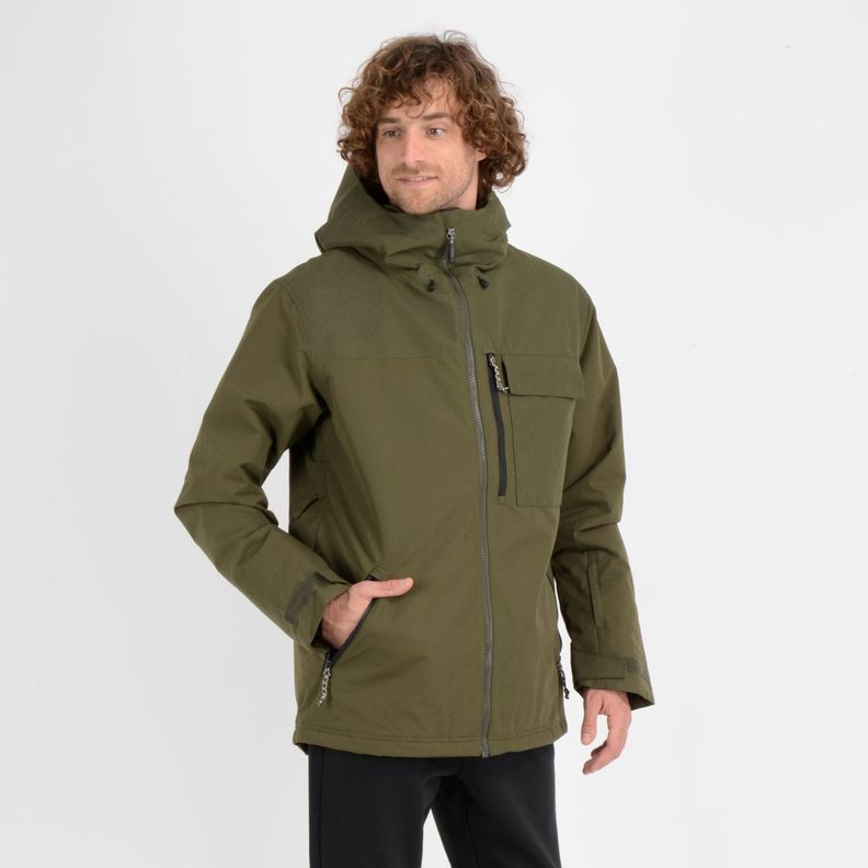 PARKA TECNICA UTILITY JACKET VERDE OSCURO 10K/10K-2