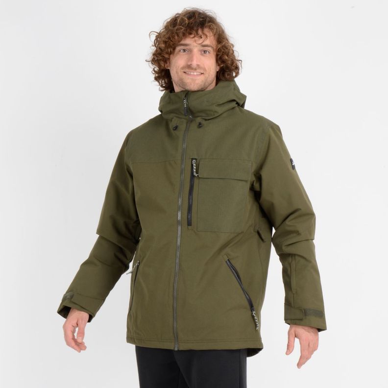 PARKA TECNICA UTILITY JACKET VERDE OSCURO 10K/10K-3