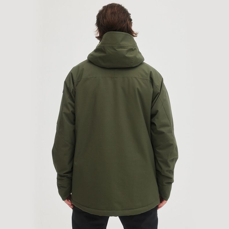 PARKA TÉCNICA FLAG VERDE OSCURO-2
