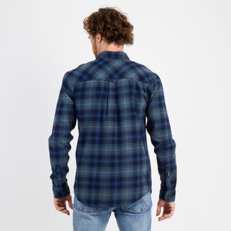CAMISA FRANELA PROSPECT AZUL-1