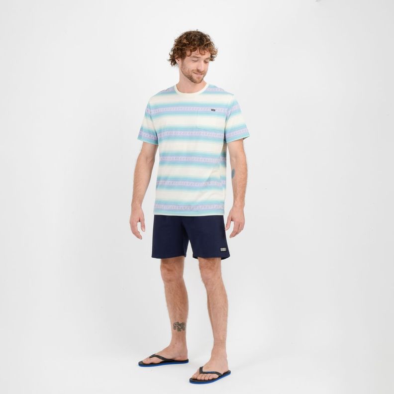 POLERA MANGA CORTA ETNIC  BEIGE-1