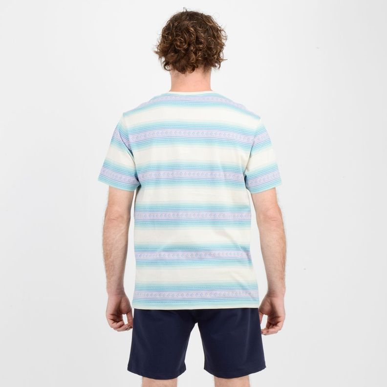 POLERA MANGA CORTA ETNIC  BEIGE-2