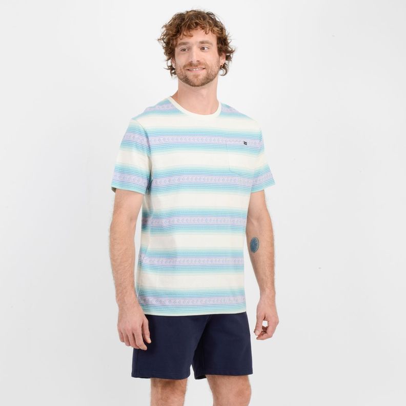 POLERA MANGA CORTA ETNIC  BEIGE-3