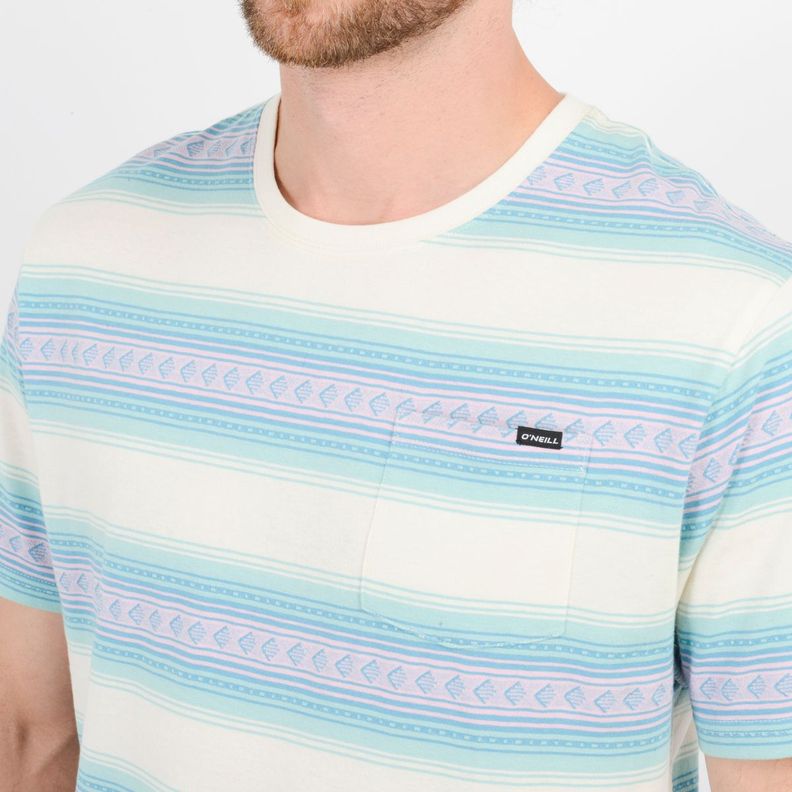 POLERA MANGA CORTA ETNIC  BEIGE-4