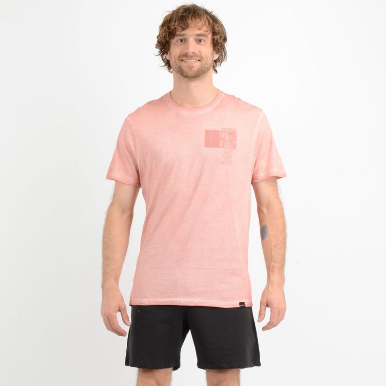 POLERA MANGA CORTA CRUCER ROSADO OSCURO-0