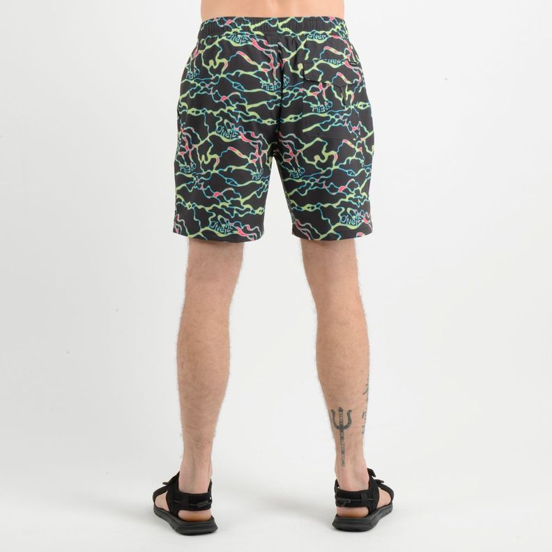 BOARDSHORT CALI CRAZY VOLLEY  NEGRO-1