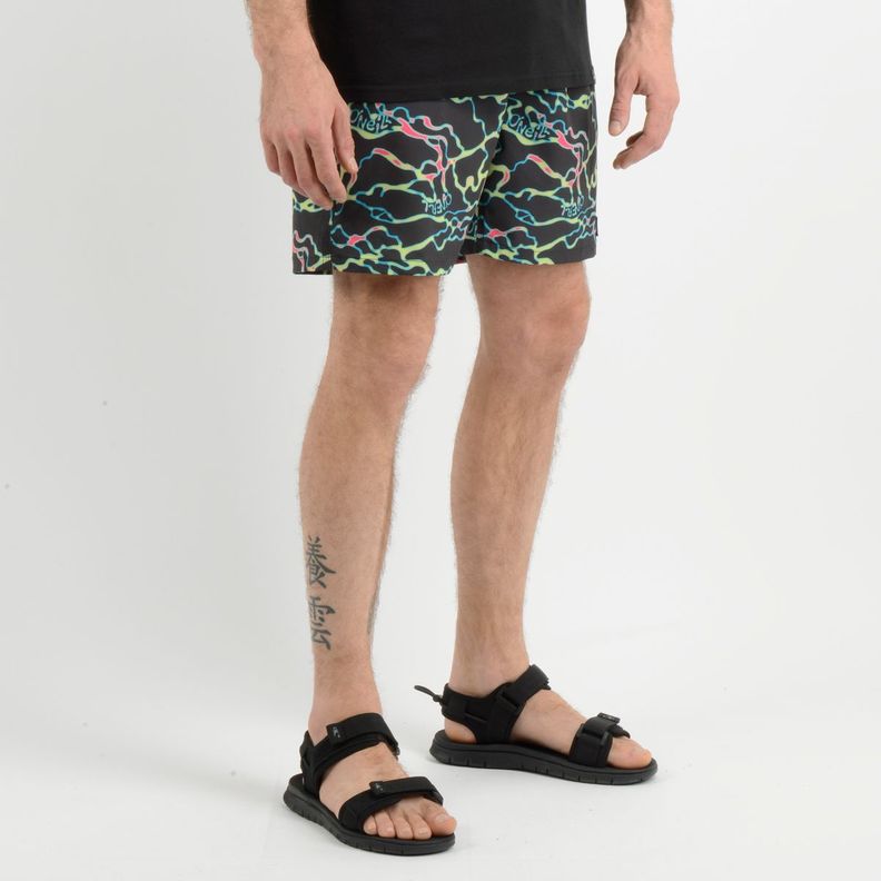 BOARDSHORT CALI CRAZY VOLLEY  NEGRO-3