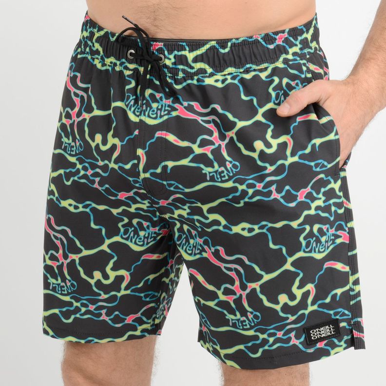 BOARDSHORT CALI CRAZY VOLLEY  NEGRO-4