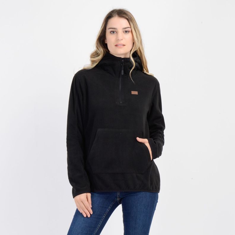 POLERON MICROPOLAR ASPEN HOODIE NEGRO-0