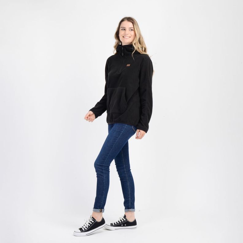 POLERON MICROPOLAR ASPEN HOODIE NEGRO-2