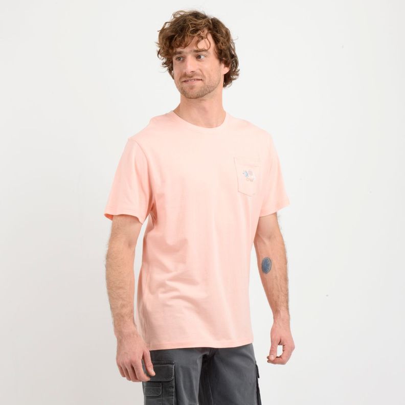POLERA MANGA CORTA OG FLOWER  NARANJO-3