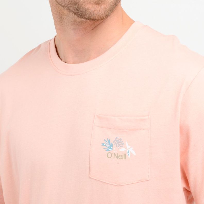 POLERA MANGA CORTA OG FLOWER  NARANJO-4