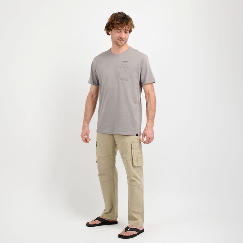 POLERA MANGA CORTA JOURNEY  GRIS-1