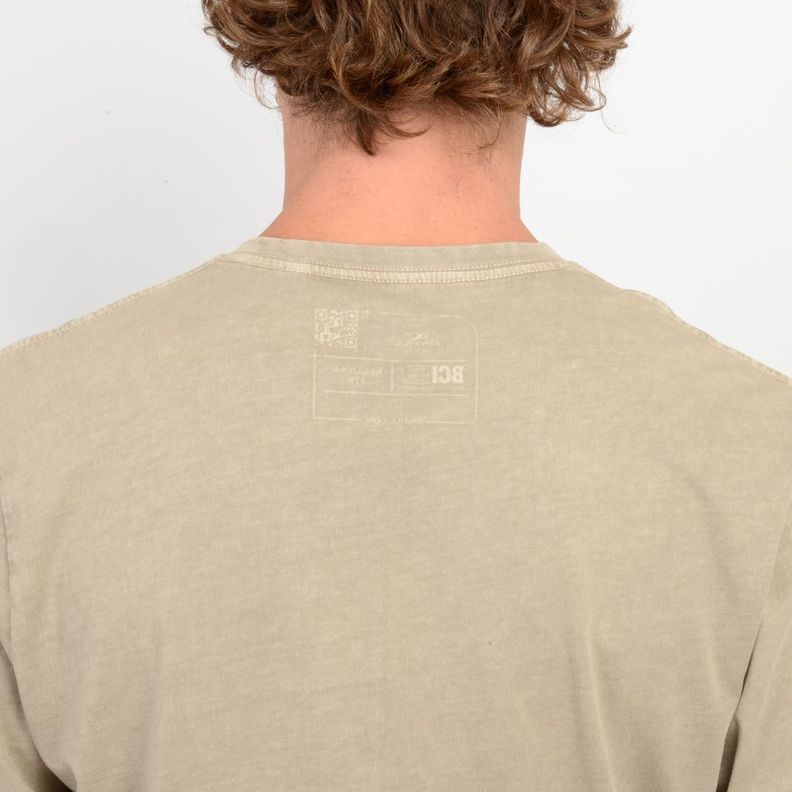 POLERA MANGA LARGA DITHER  BEIGE OSCURO-5