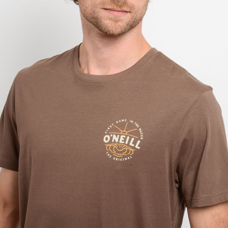 POLERA MANGA CORTA EMBOSSED CAFÉ-4
