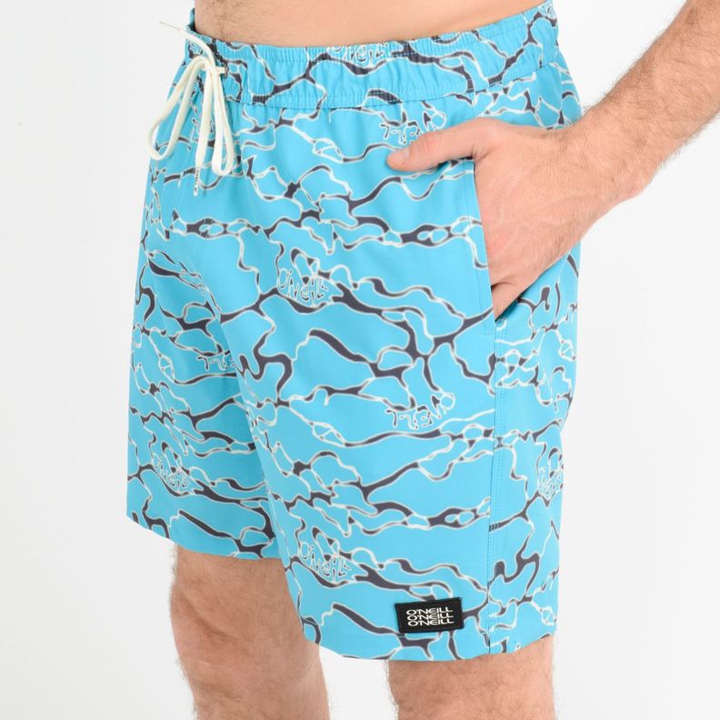 BOARDSHORT CALI CRAZY VOLLEY  AZUL-4