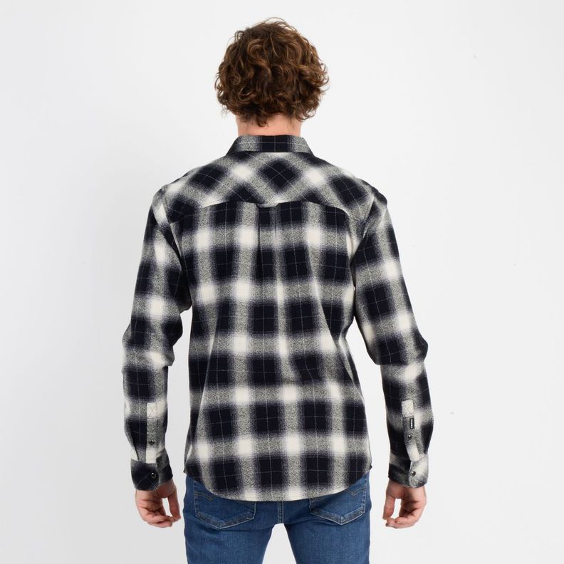 CAMISA FRANELA REDMOND NEGRO-1