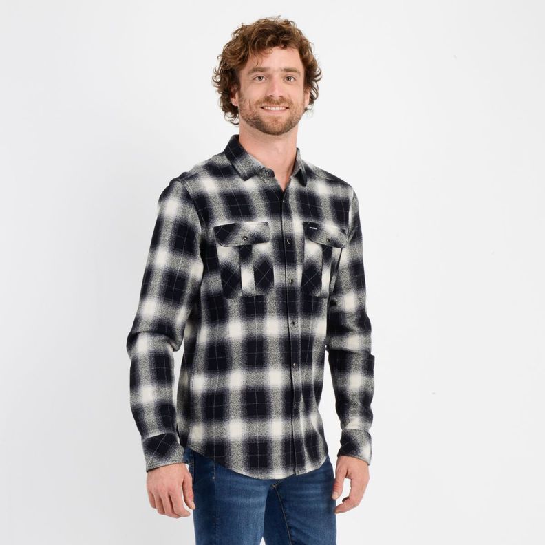 CAMISA FRANELA REDMOND NEGRO-3