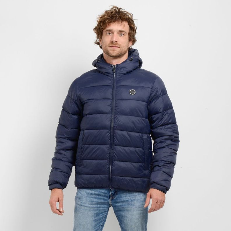 PARKA GLASSY PUFF II AZUL OSCURO-0