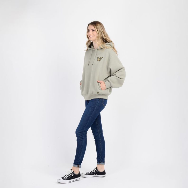 POLERON BYRON HOODY  VERDE CLARO-2