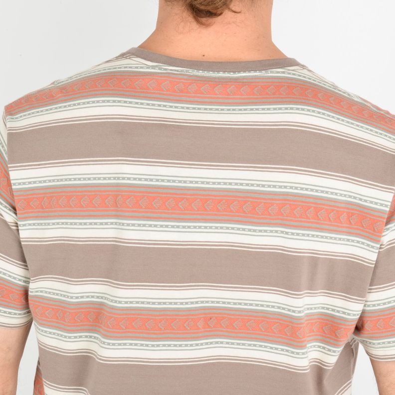 POLERA MANGA CORTA ETNIC  CAFÉ CLARO-5