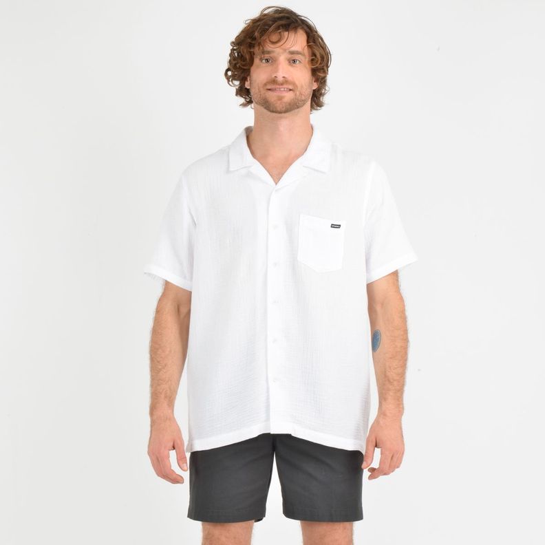 CAMISA MANGA CORTA ULALA  BLANCO-0