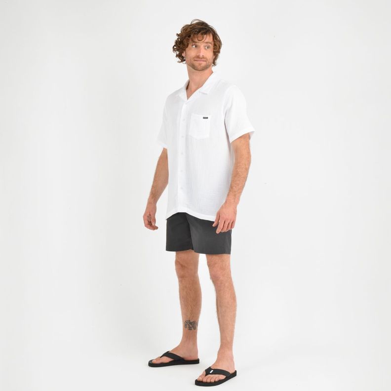CAMISA MANGA CORTA ULALA  BLANCO-1