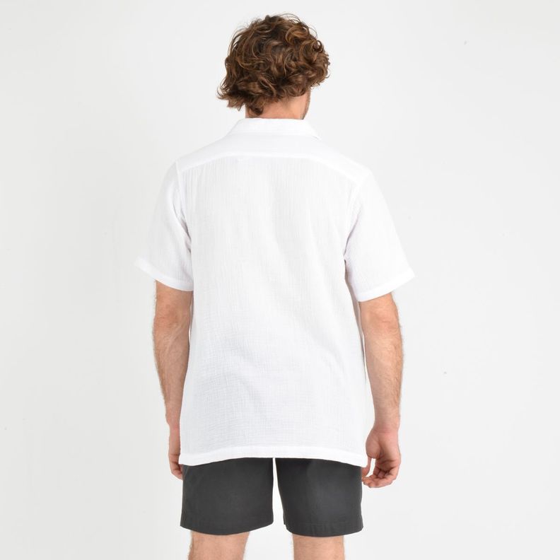 CAMISA MANGA CORTA ULALA  BLANCO-3