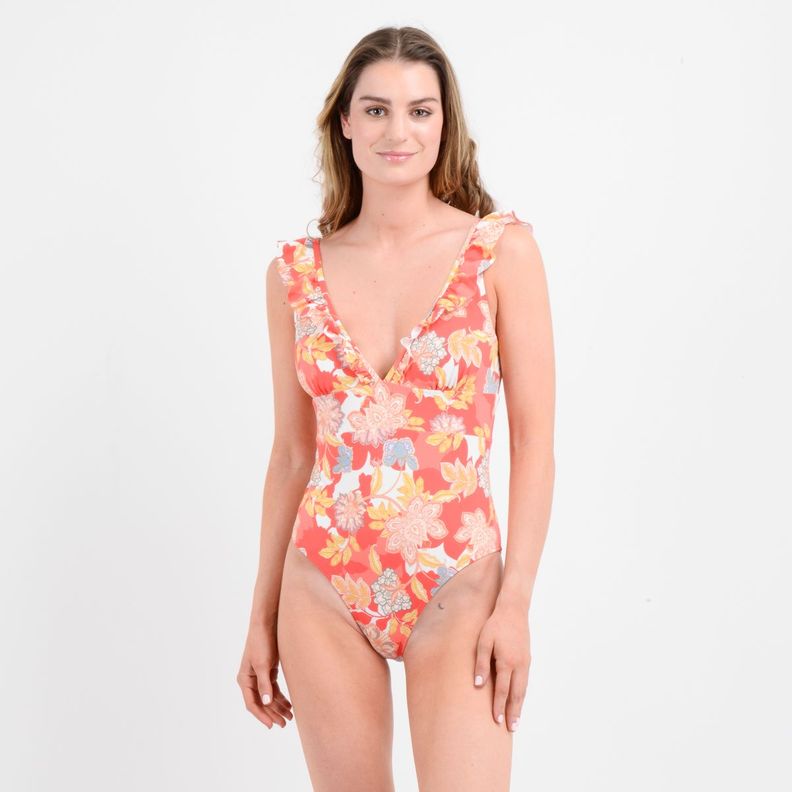 TRAJE DE BAÑO ENTERO ANTALYA SWIM  ROJO-0