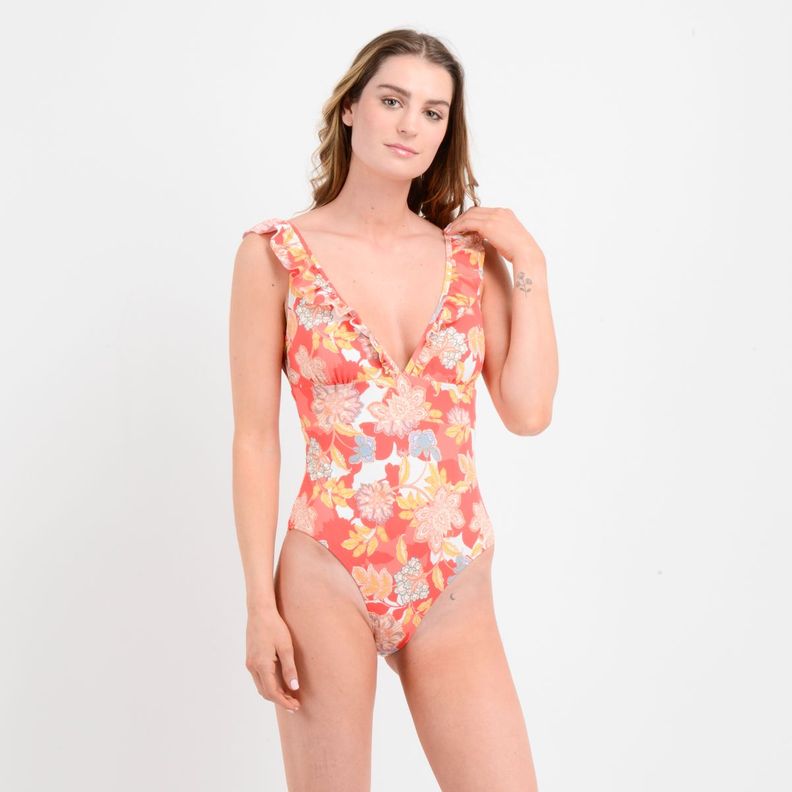 TRAJE DE BAÑO ENTERO ANTALYA SWIM  ROJO-2