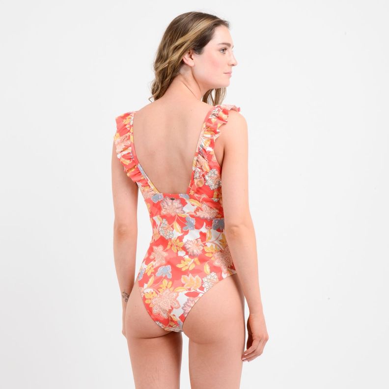 TRAJE DE BAÑO ENTERO ANTALYA SWIM  ROJO-3