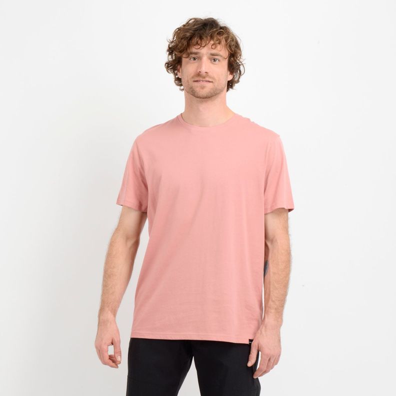 POLERA MANGA CORTA EAST CLIFF BASIC  ROSADO-0