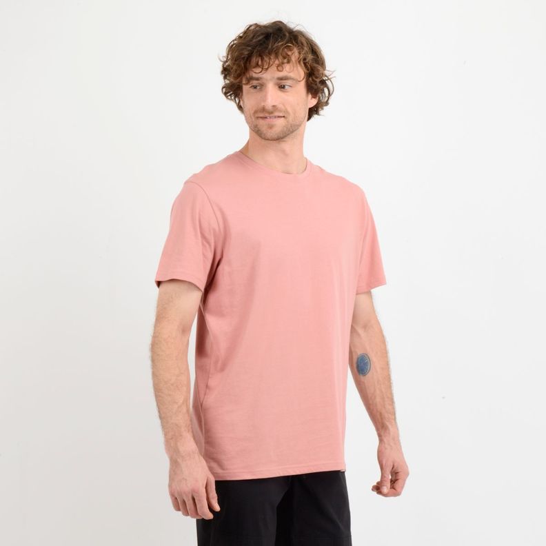 POLERA MANGA CORTA EAST CLIFF BASIC  ROSADO-3