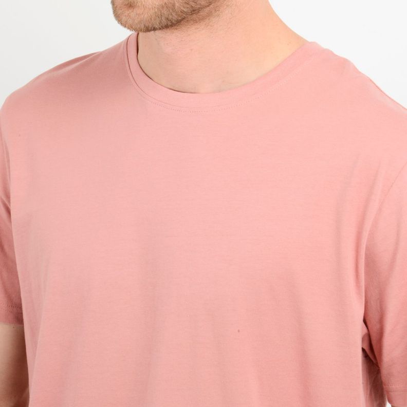 POLERA MANGA CORTA EAST CLIFF BASIC  ROSADO-4