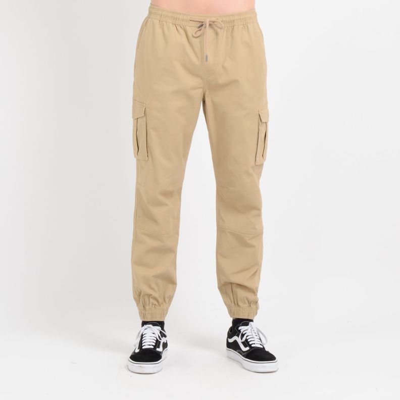 PANTALON DRIFT CARGO CAFÉ CLARO-0