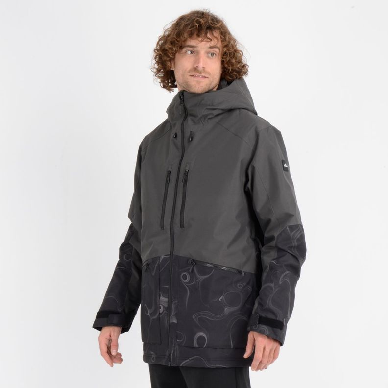 PARKA TECNICA TEXTURE JACKET GRIS OSCURO 10K/10K-3