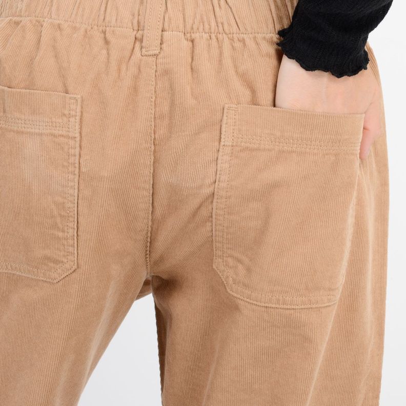 PANTALON COTELE KREE CAFÉ CLARO-5