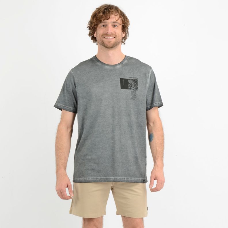 POLERA MANGA CORTA CRUCER GRIS-0