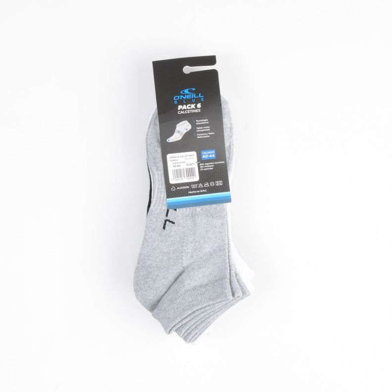 SIXPACK CALCETINES DAILY SNEAKER TRICOLOR-2