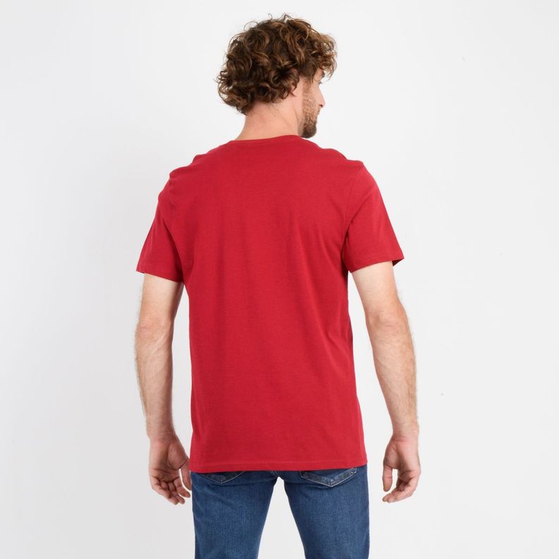 POLERA MANGA CORTA RUTILE  ROJO OSCURO-1