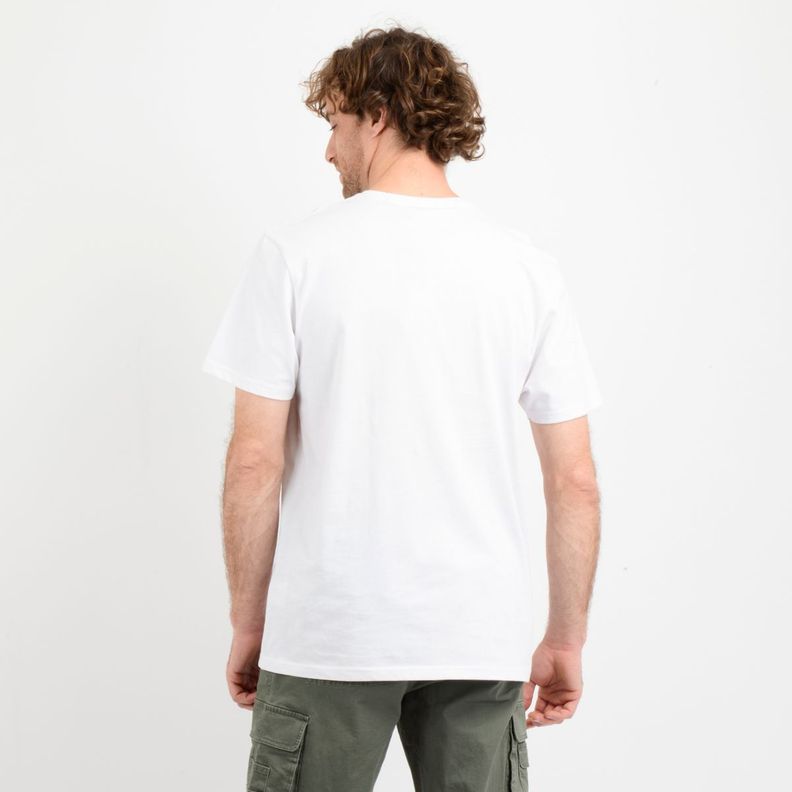 POLERA MANGA CORTA EAST CLIFF BASIC  BLANCO-2