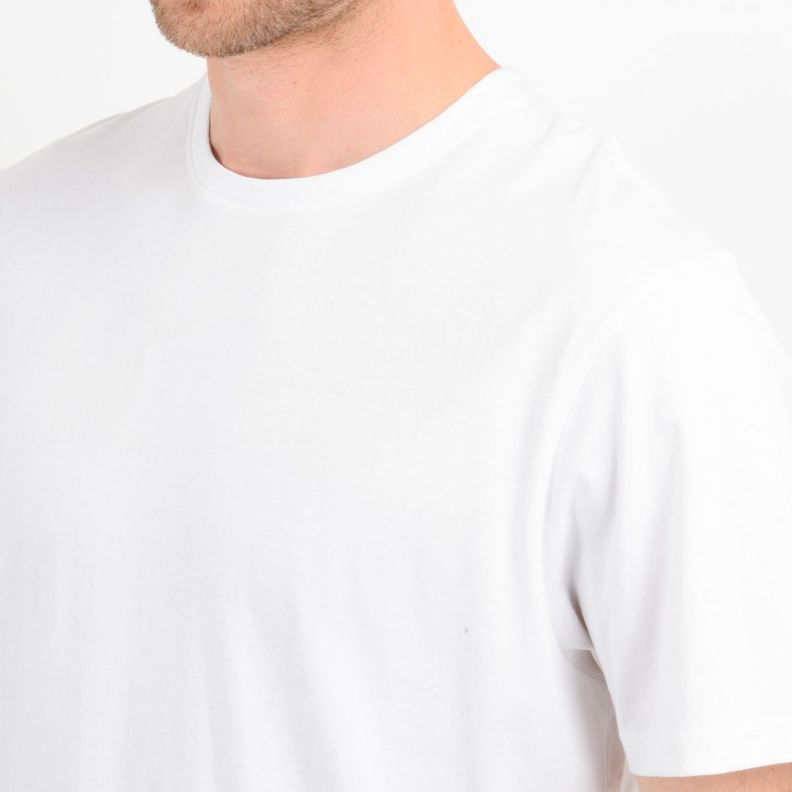 POLERA MANGA CORTA EAST CLIFF BASIC  BLANCO-4