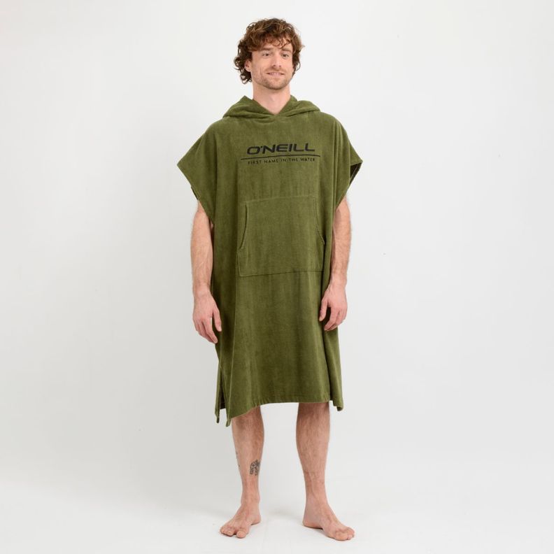 PONCHO TOALLA CALI  VERDE OSCURO-0