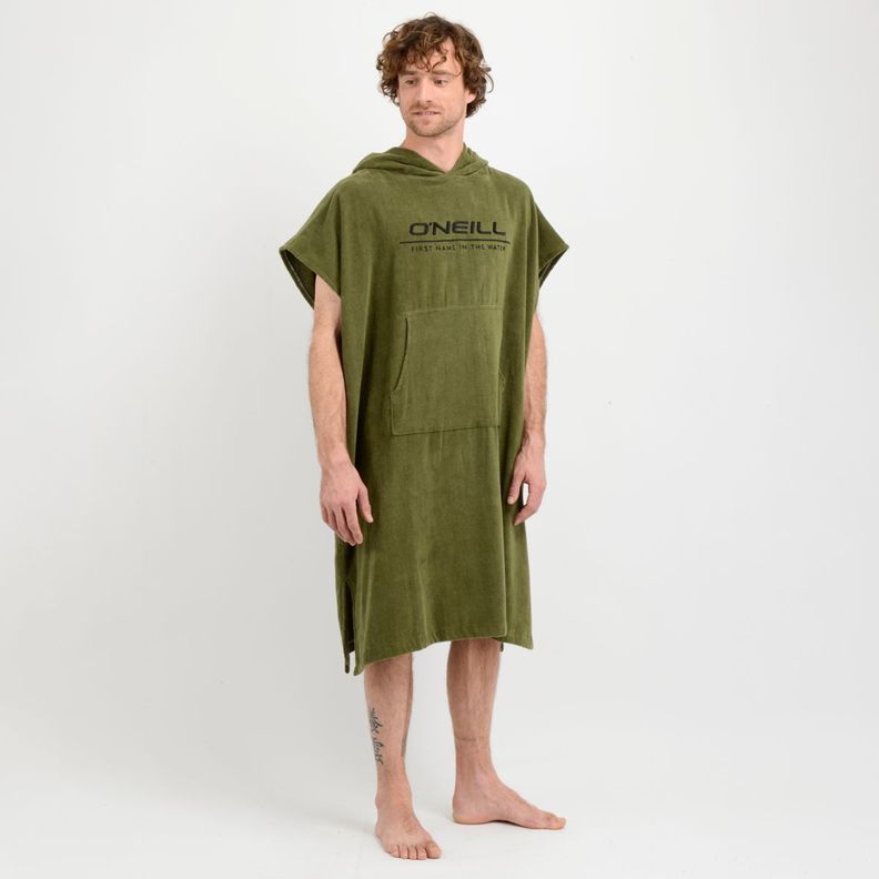 PONCHO TOALLA CALI  VERDE OSCURO-2