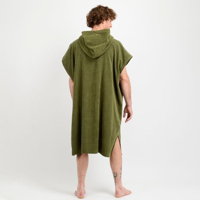 PONCHO TOALLA CALI  VERDE OSCURO-3