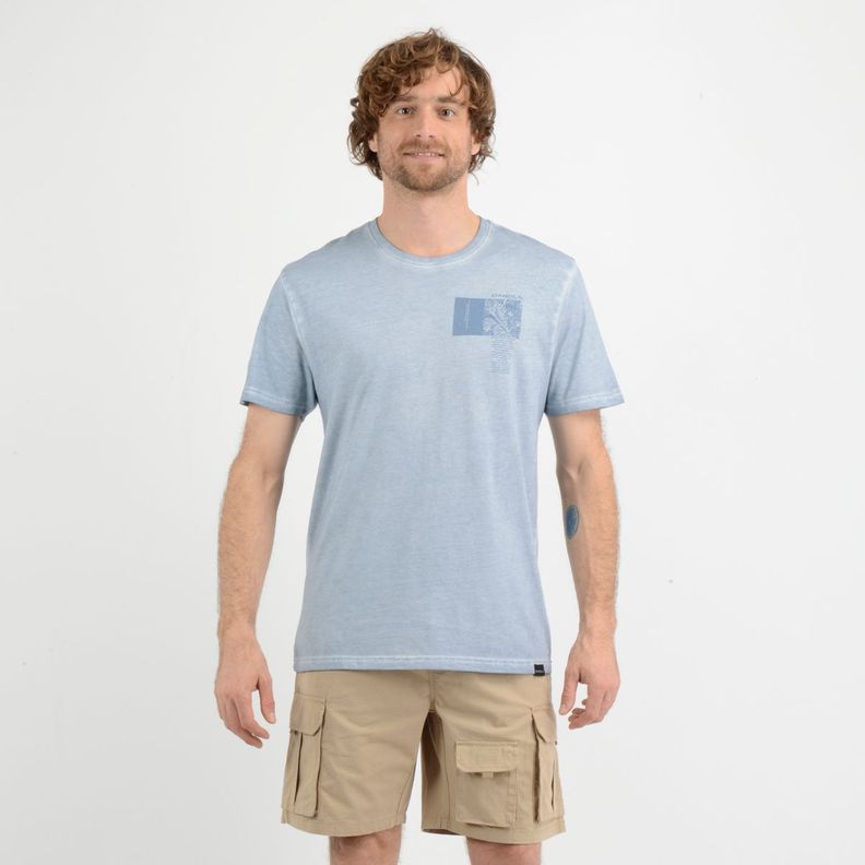 POLERA MANGA CORTA CRUCER AZUL-0